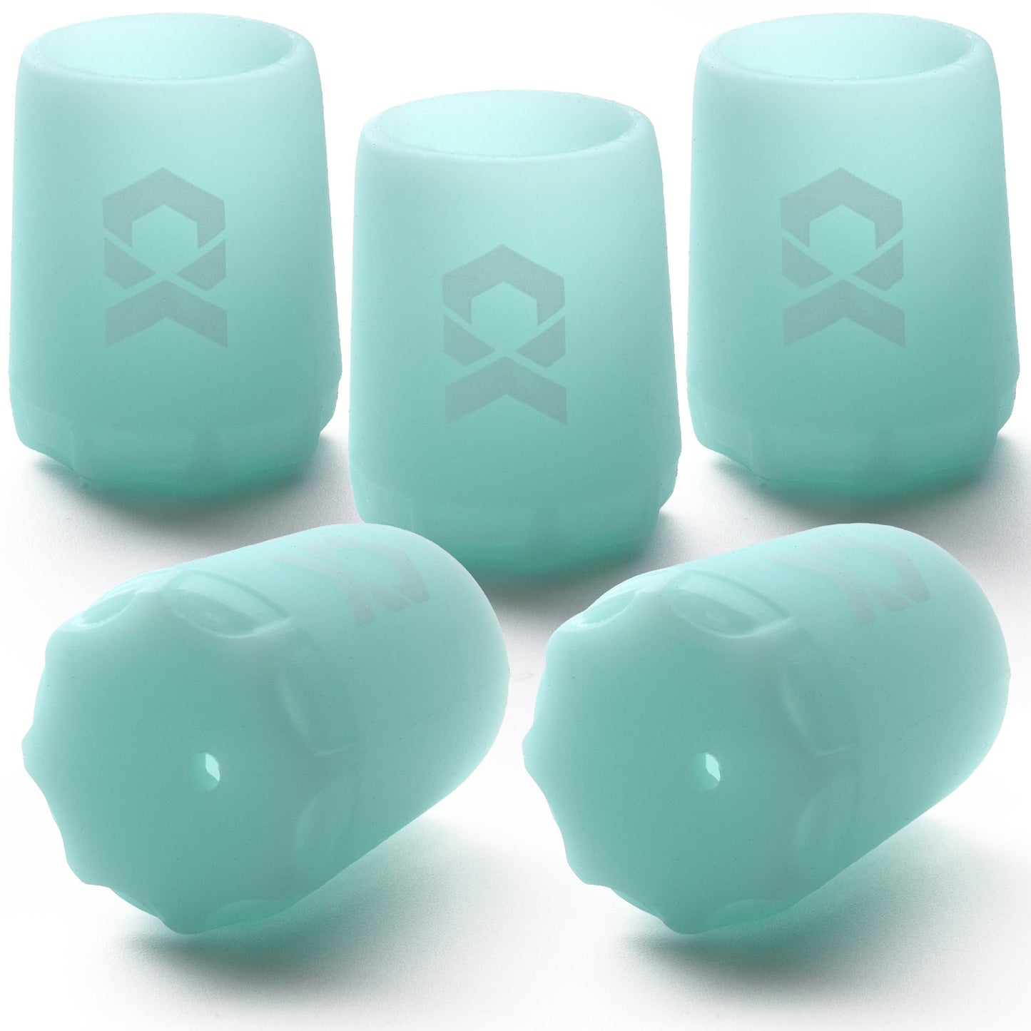 ESFUERZO(エスフエルソ) 竿尻キャップ ロッドエンドキャップ シリコン製ですぽっと簡単取り付け 釣り竿 尻栓 保護 傷防止 保護 釣り用品 5個セット