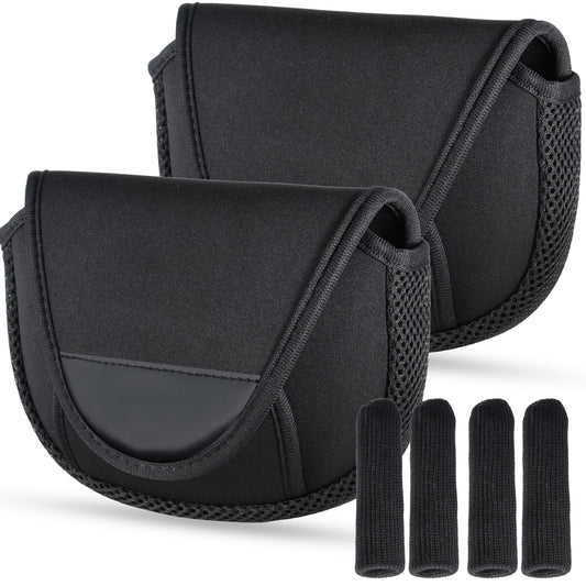 ESFUERZO(エスフエルソ) リールカバー リールケース 釣り 収納 スピニング ベイト ポーチ ネオプレーン素材 厚手