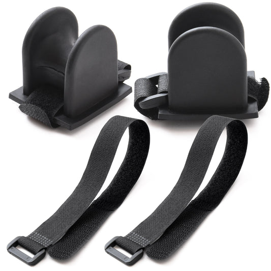 ESFUERZO(エスフエルソ) ロッドホルダー 釣り ロッドスタンド 竿置き 竿受け 防波堤 堤防 欄干 手すり 柵 面ファスナー ゴム 便利