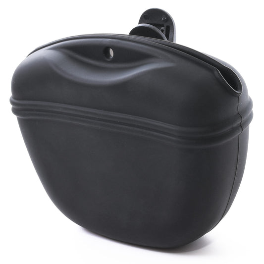 ESFUERZO(エスフエルソ) 釣り フィッシングポーチ 携帯ごみ入れ 片手で簡単開閉 ゴミ箱 糸くず 道具入れ 収納 シリコン 軽量