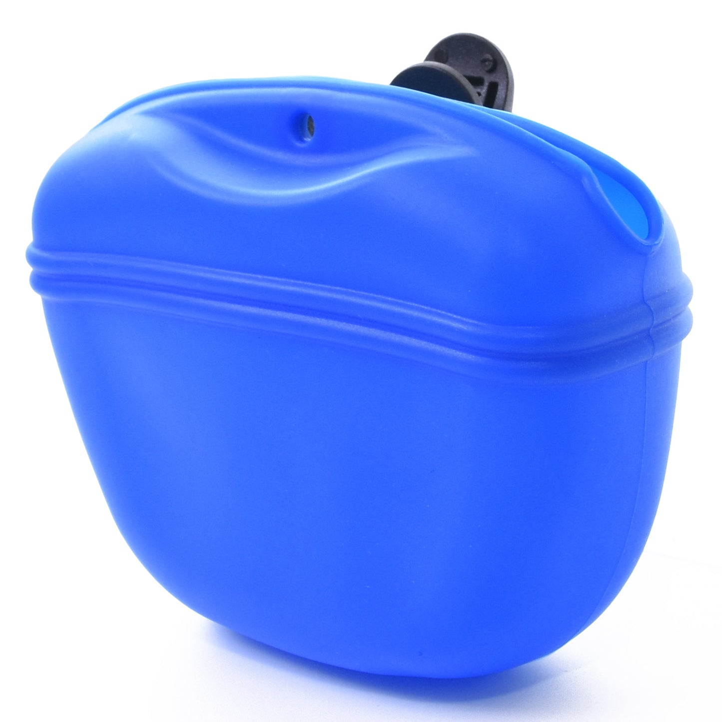 ESFUERZO(エスフエルソ) 釣り フィッシングポーチ 携帯ごみ入れ 片手で簡単開閉 ゴミ箱 糸くず 道具入れ 収納 シリコン 軽量