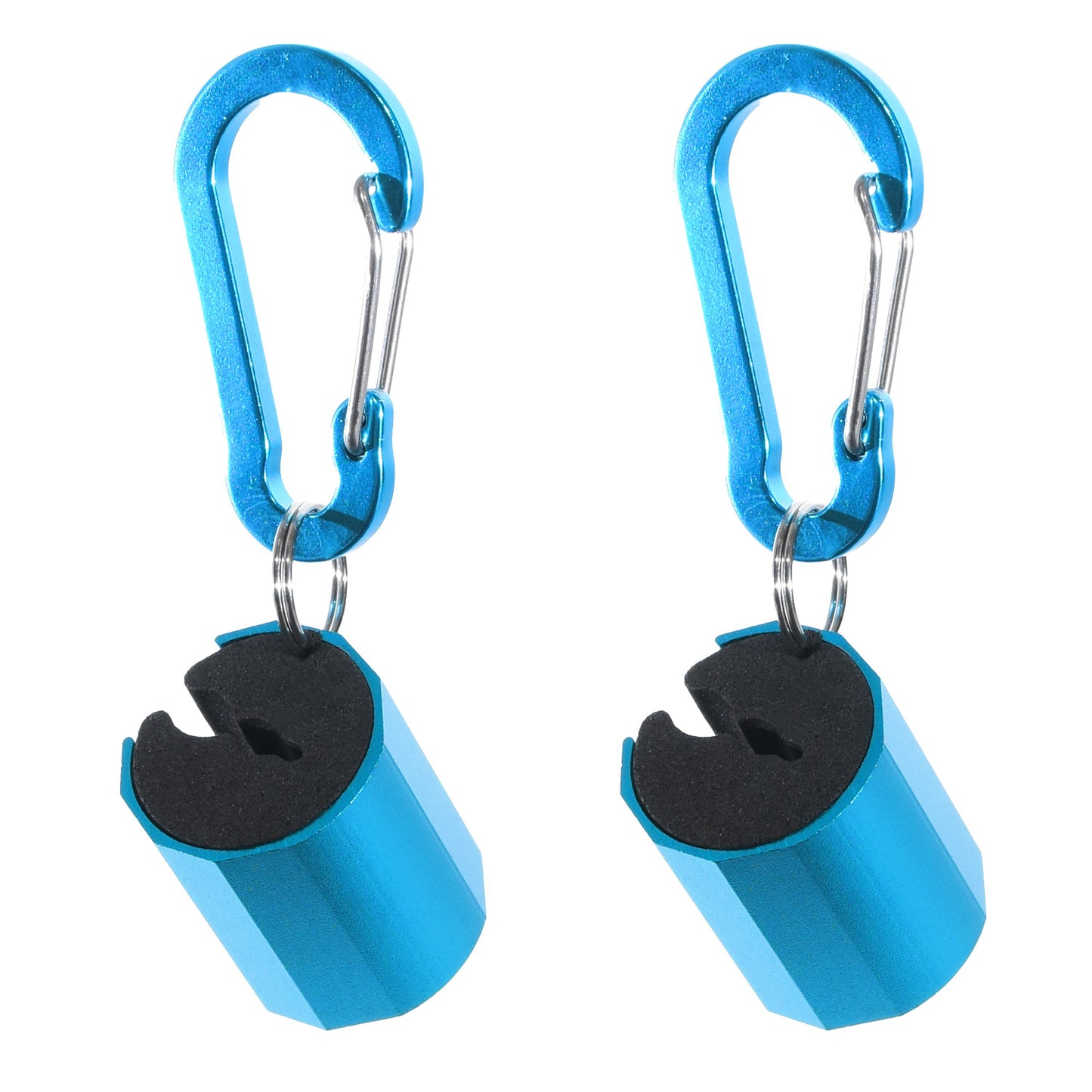 ESFUERZO(エスフエルソ) ロッドホルダー 釣り カラビナで取り付け場所を選ばない 邪魔にならない手のひらサイズ 腰 固定 ロッドホルスター ロッドクリップ ロッドキーパー ロッドスタンド 竿掛け 竿立て 竿受け