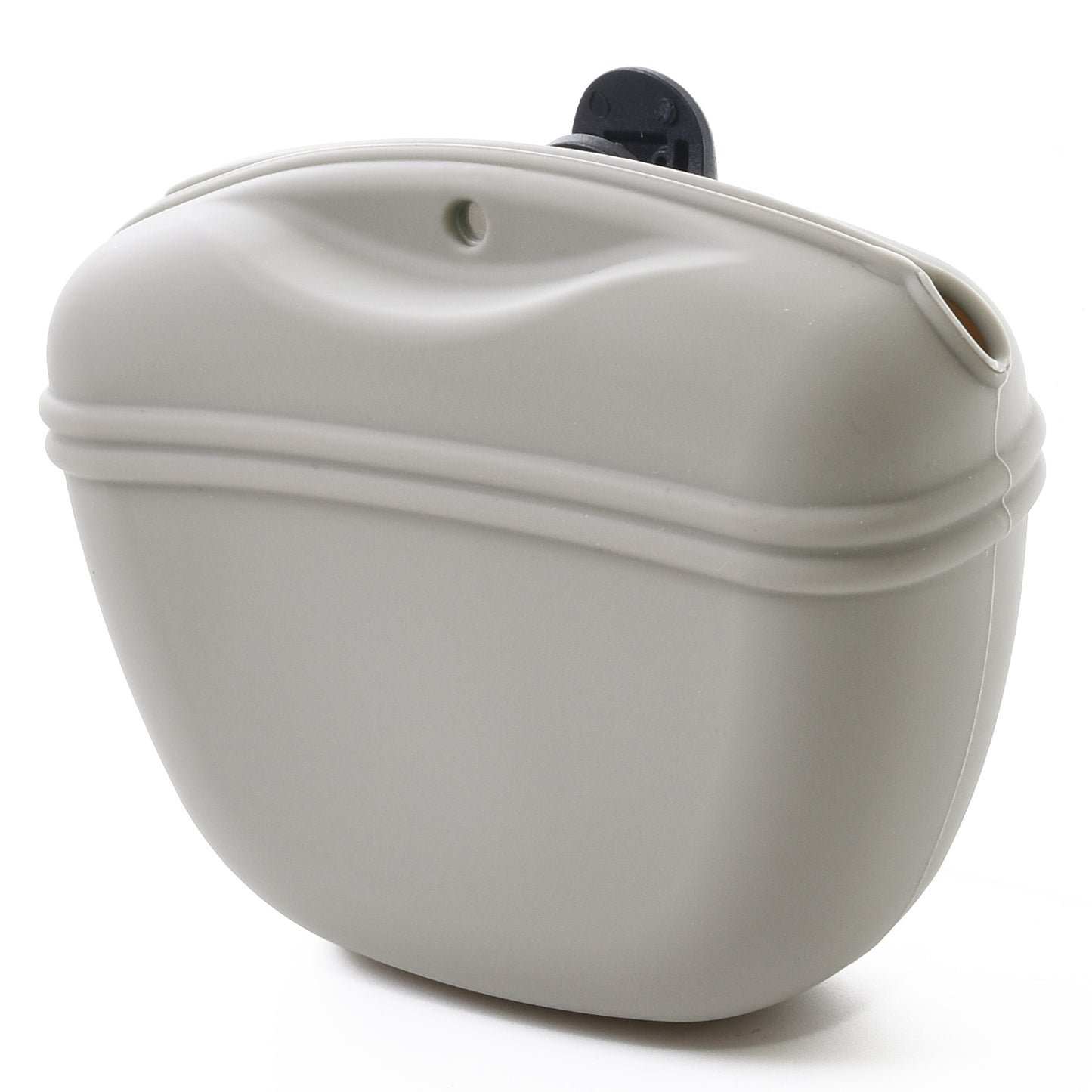 ESFUERZO(エスフエルソ) 釣り フィッシングポーチ 携帯ごみ入れ 片手で簡単開閉 ゴミ箱 糸くず 道具入れ 収納 シリコン 軽量