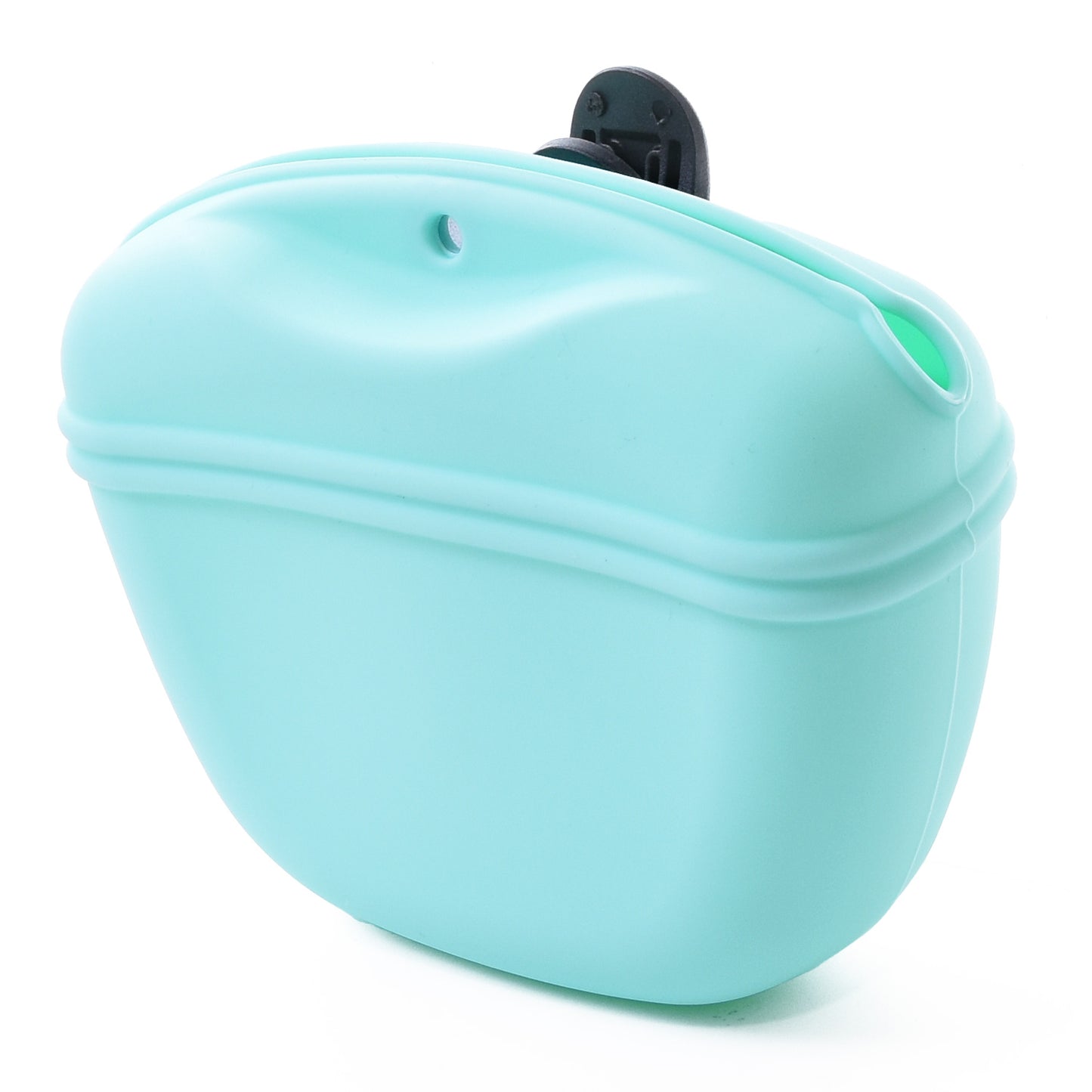 ESFUERZO(エスフエルソ) 釣り フィッシングポーチ 携帯ごみ入れ 片手で簡単開閉 ゴミ箱 糸くず 道具入れ 収納 シリコン 軽量