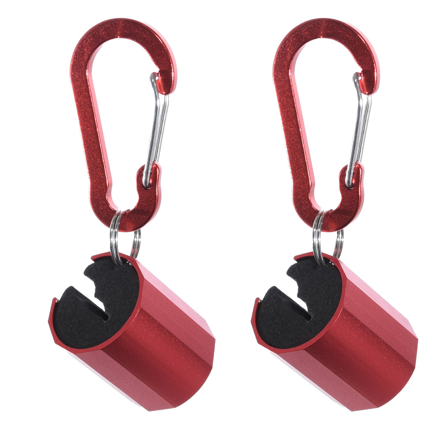 ESFUERZO(エスフエルソ) ロッドホルダー 釣り カラビナで取り付け場所を選ばない 邪魔にならない手のひらサイズ 腰 固定 ロッドホルスター ロッドクリップ ロッドキーパー ロッドスタンド 竿掛け 竿立て 竿受け