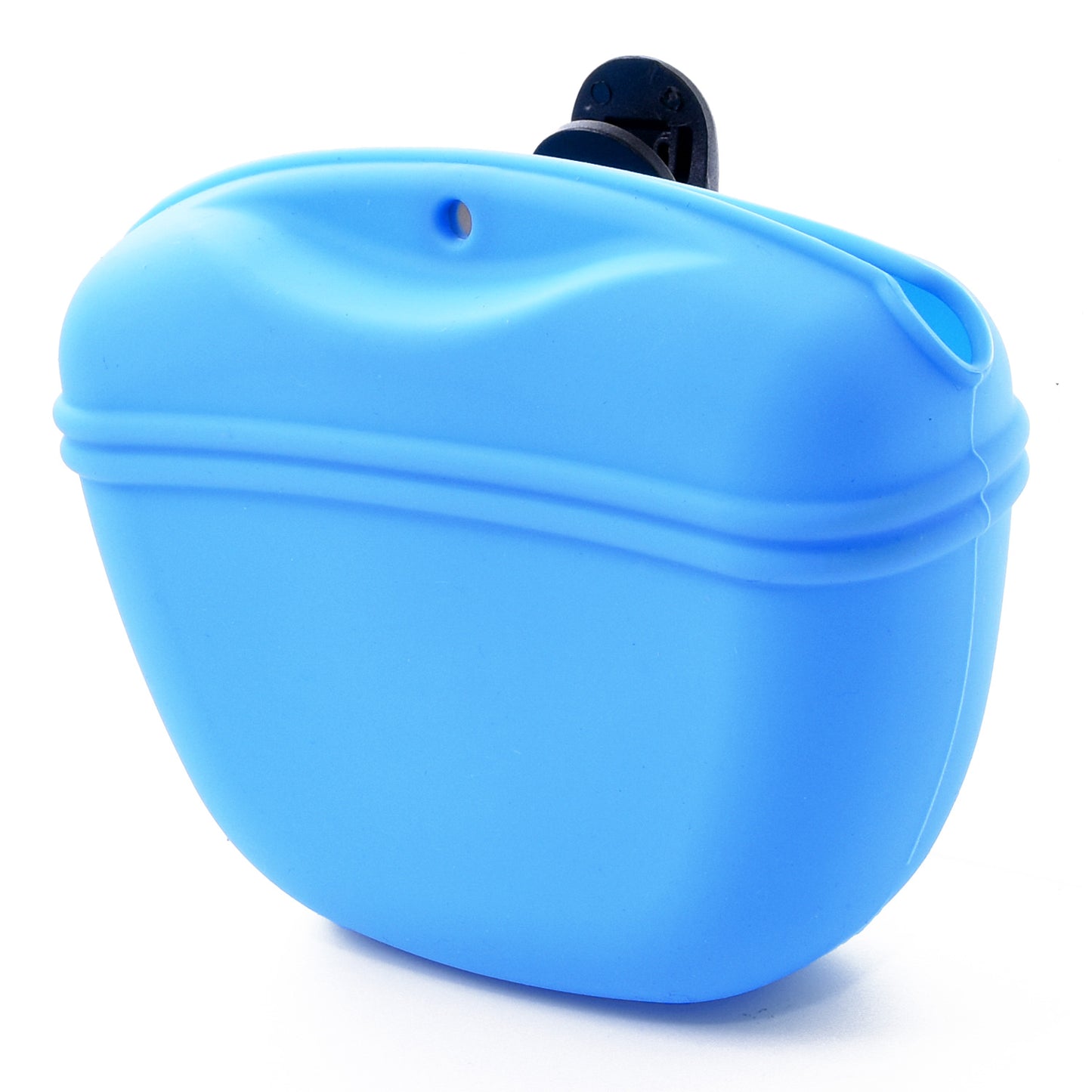 ESFUERZO(エスフエルソ) 釣り フィッシングポーチ 携帯ごみ入れ 片手で簡単開閉 ゴミ箱 糸くず 道具入れ 収納 シリコン 軽量