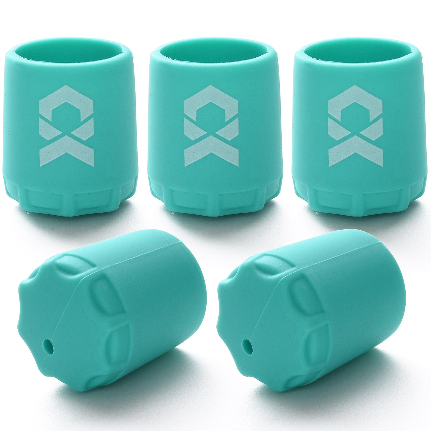 ESFUERZO(エスフエルソ) 竿尻キャップ ロッドエンドキャップ シリコン製ですぽっと簡単取り付け 釣り竿 尻栓 保護 傷防止 保護 釣り用品 5個セット