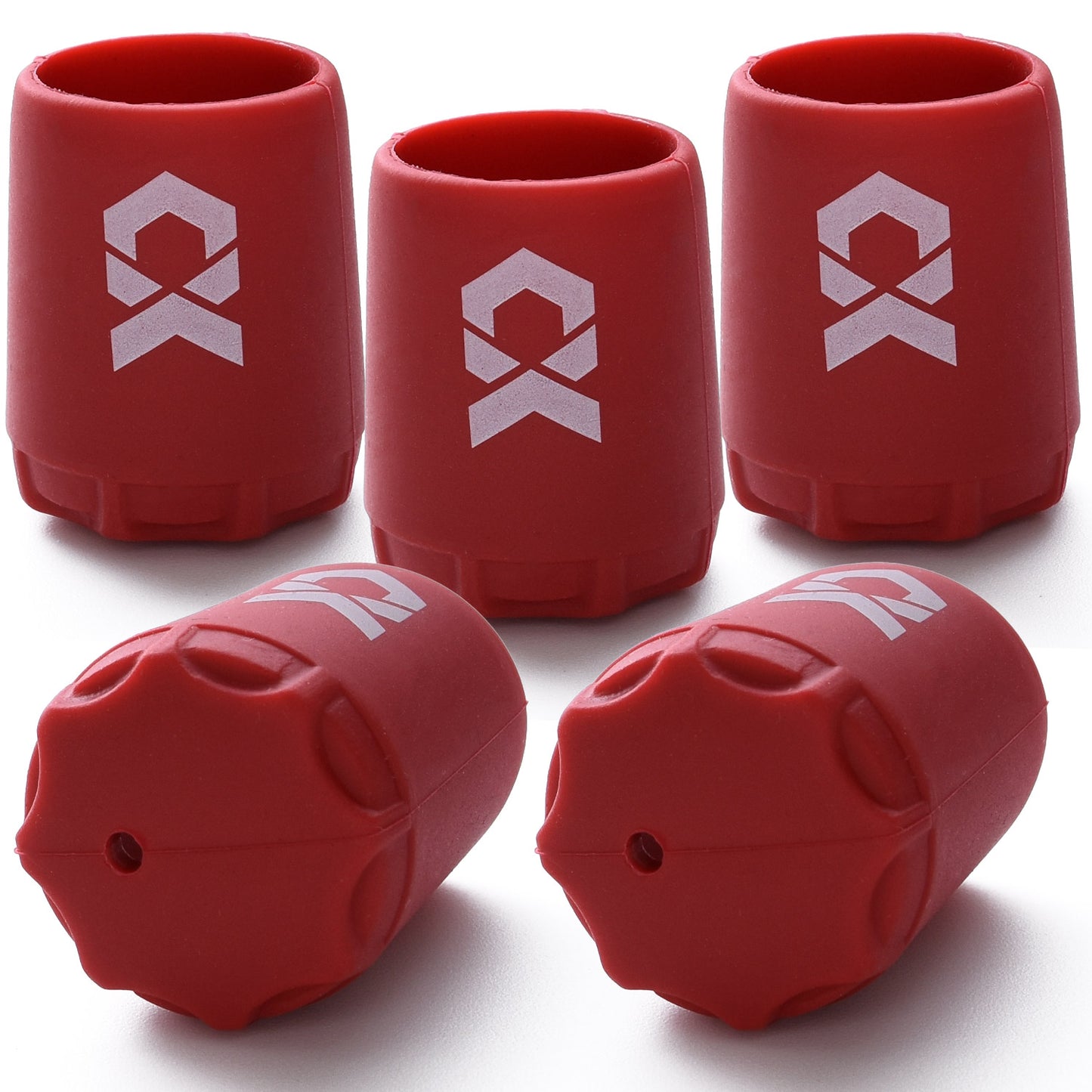 ESFUERZO(エスフエルソ) 竿尻キャップ ロッドエンドキャップ シリコン製ですぽっと簡単取り付け 釣り竿 尻栓 保護 傷防止 保護 釣り用品 5個セット