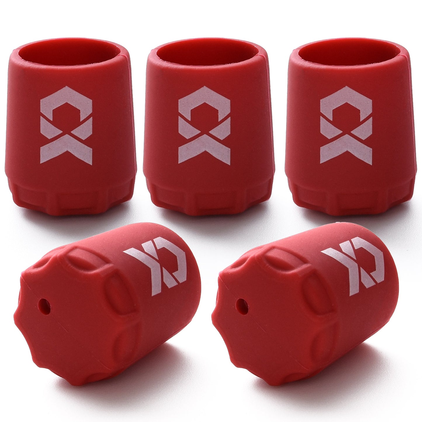 ESFUERZO(エスフエルソ) 竿尻キャップ ロッドエンドキャップ シリコン製ですぽっと簡単取り付け 釣り竿 尻栓 保護 傷防止 保護 釣り用品 5個セット