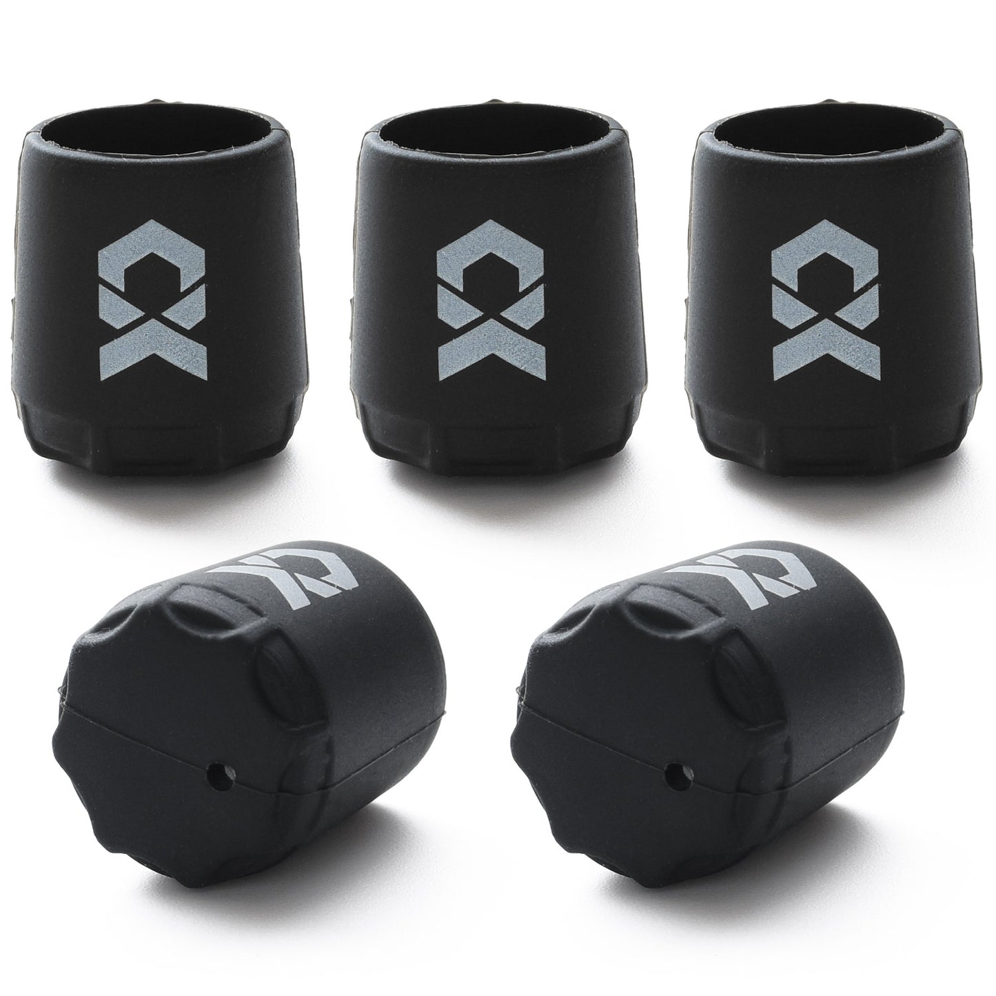 ESFUERZO(エスフエルソ) 竿尻キャップ ロッドエンドキャップ シリコン製ですぽっと簡単取り付け 釣り竿 尻栓 保護 傷防止 保護 釣り用品 5個セット