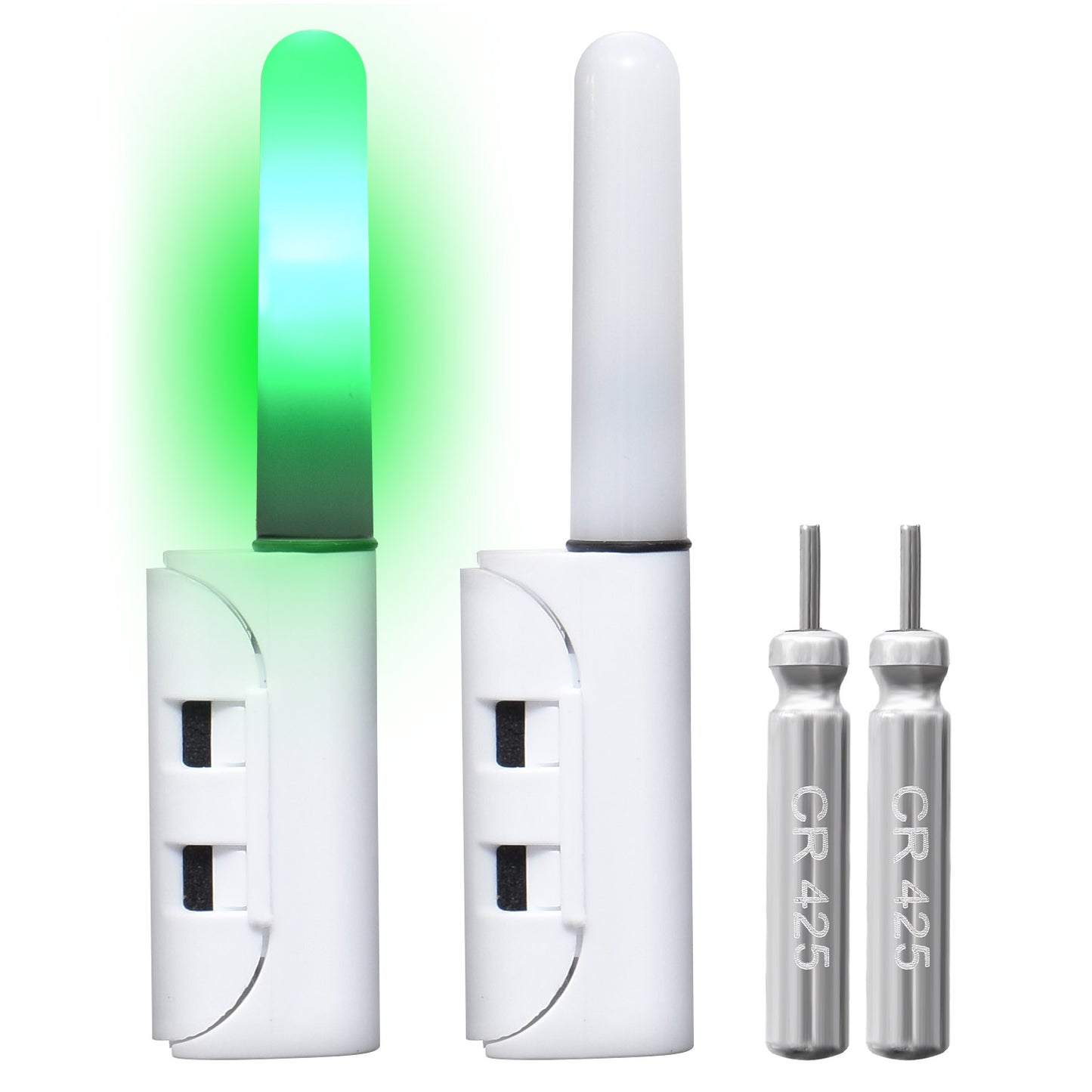 ESFUERZO(エスフエルソ) 竿先ライト 穂先ライト ヒットセンサー 防水 夜釣り LEDライト ケミホタル 電池付き cr425