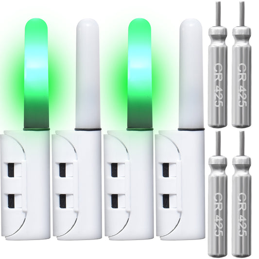 ESFUERZO(エスフエルソ) 竿先ライト 穂先ライト ヒットセンサー 防水 夜釣り LEDライト 電池付き cr425