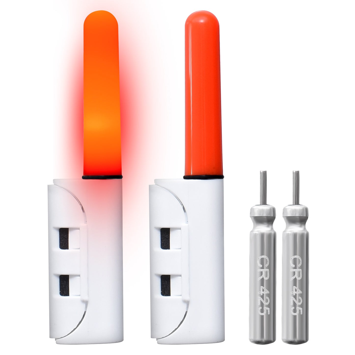 ESFUERZO(エスフエルソ) 竿先ライト 穂先ライト ヒットセンサー 防水 夜釣り LEDライト ケミホタル 電池付き cr425